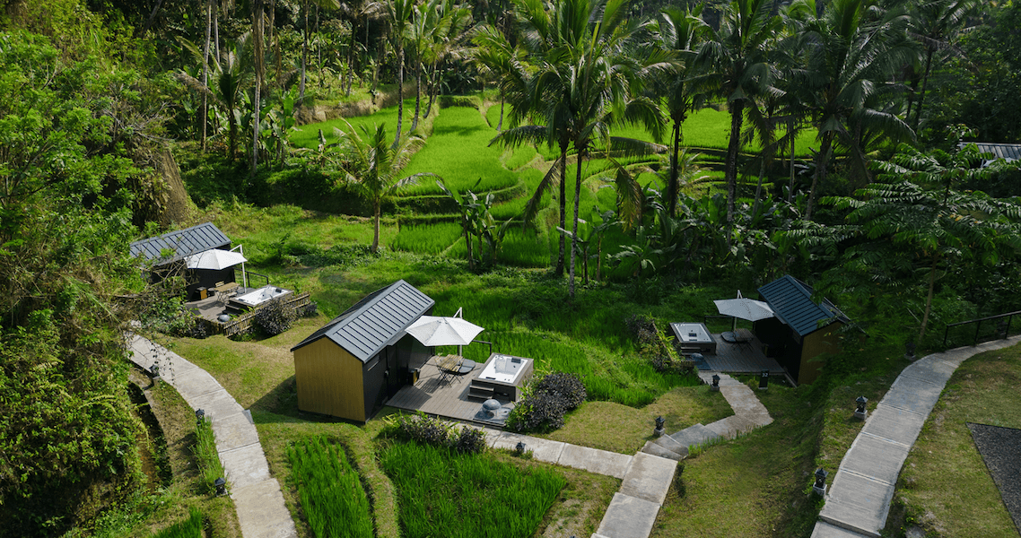 Bobocabin Ubud — cabin terpencil di tengah lembah hijau Bali